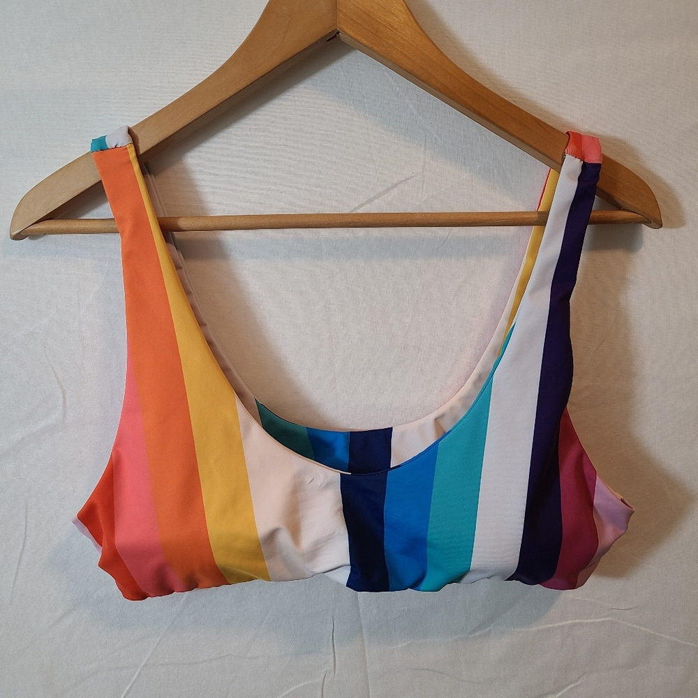 Strip Women's Multicolored Bra Top